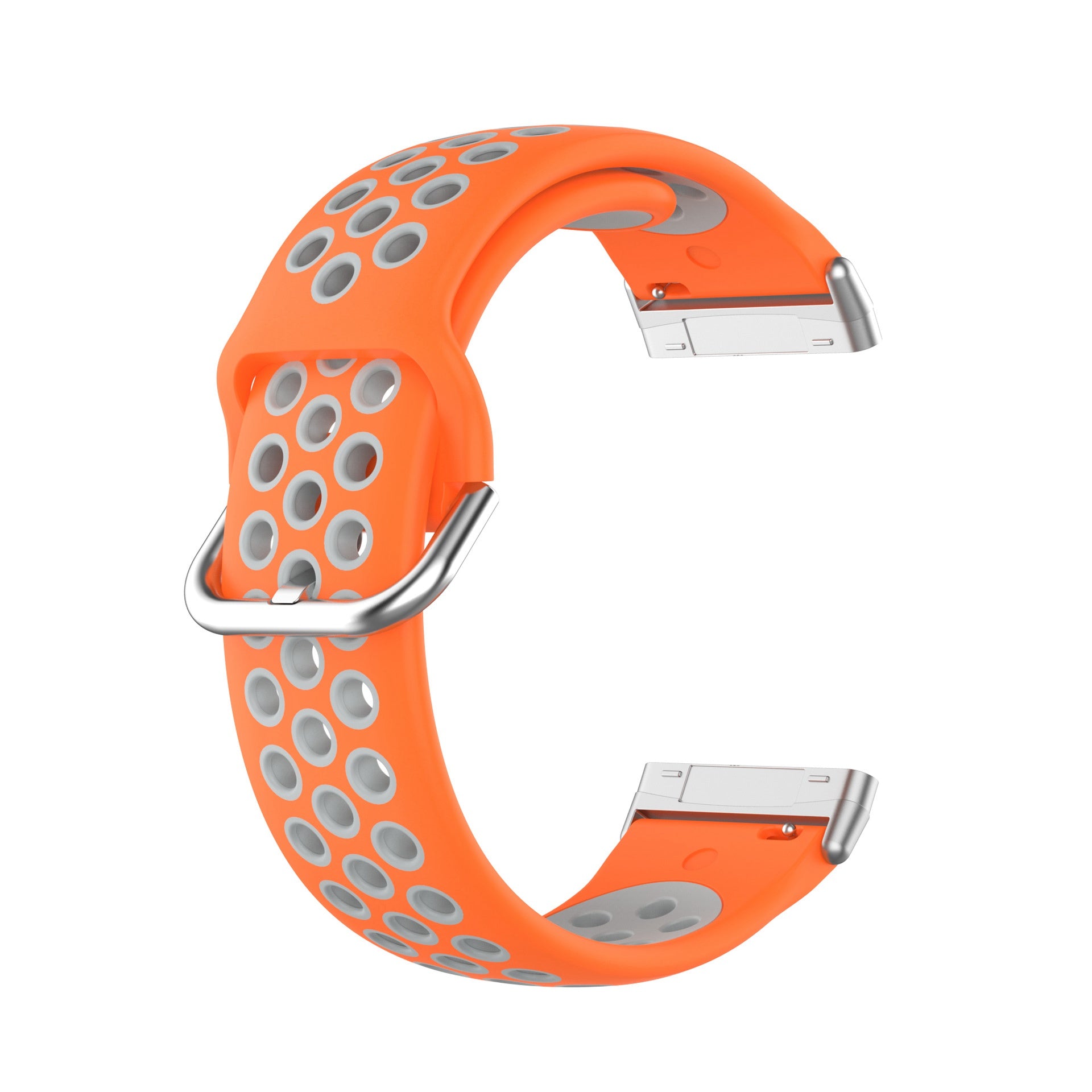 For Fitbit Versa 4 Sense 2 Silicone Watch Band Dual Color Sport Wristband Strap Soft Replacement with Stainless Steel Buckle For Fitbit Versa 4 Sense 2 Silicone Watch Band Dual Color Sport Wristband Strap Soft Replacement with Stainless Steel Buckle